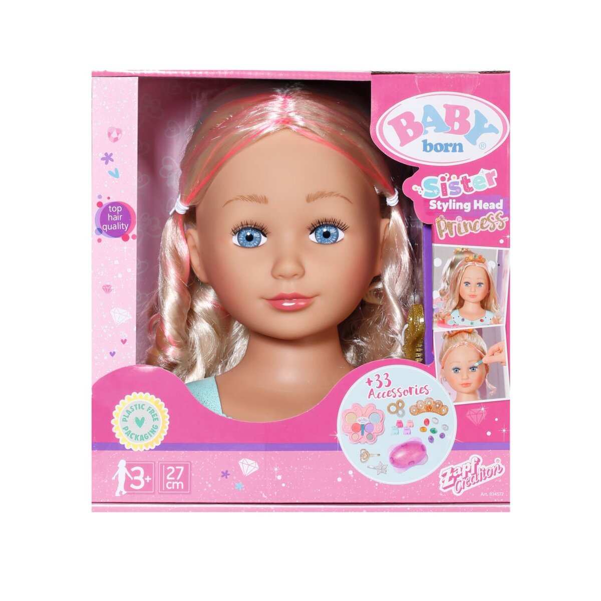 Baby born make up head on sale