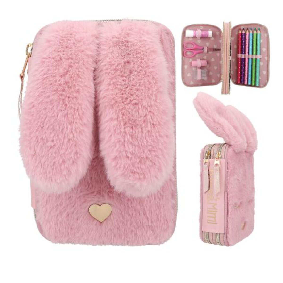 Depesche Princess Mimi Federtasche Hase Fell BUNNY BALLET