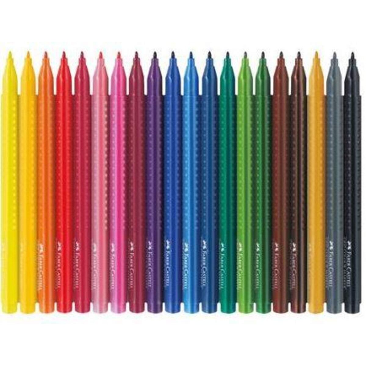 Faber-Castell Filzstift Grip Colour Marker 20er Kunststoffetui