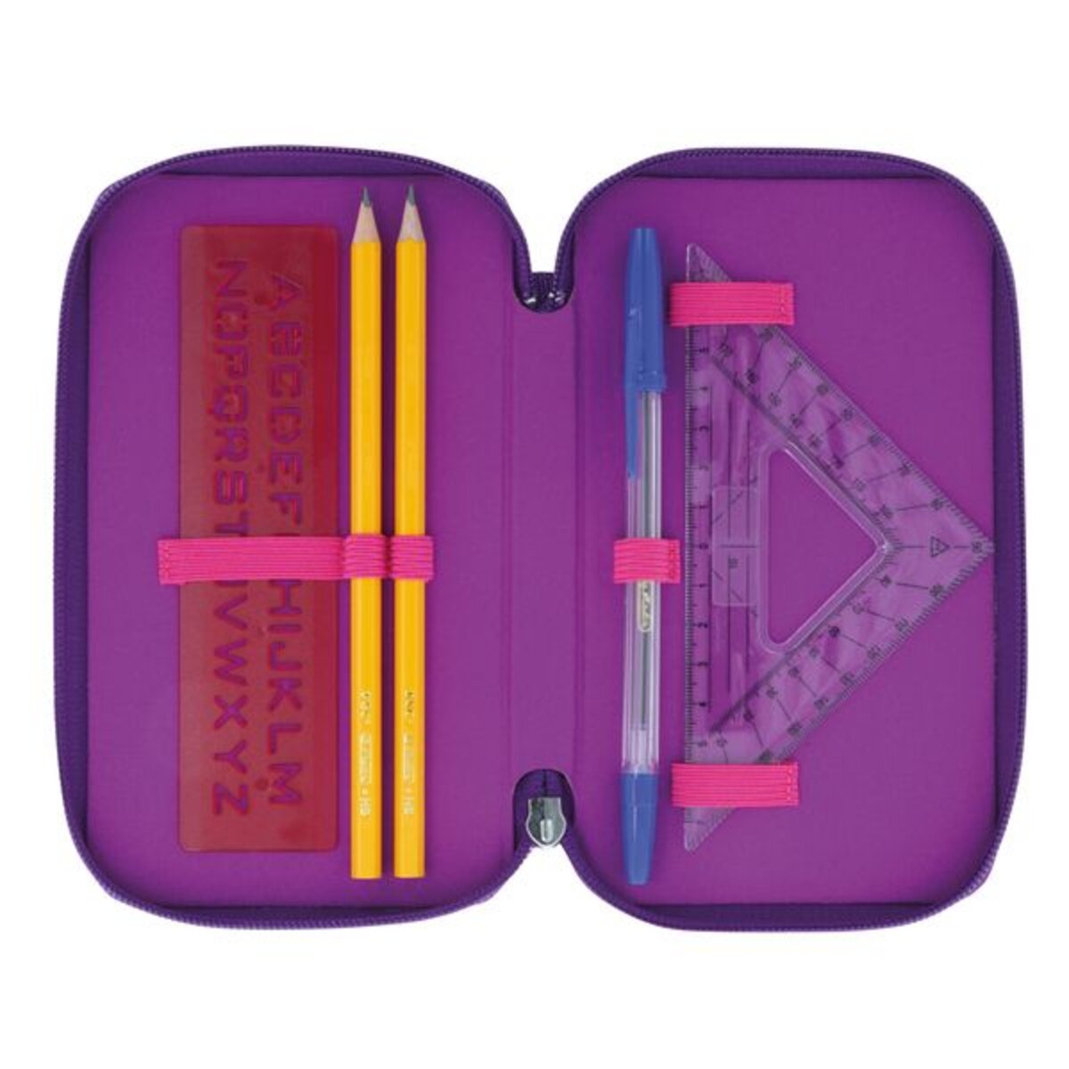 Herlitz Schüleretui TriCase 31 tlg. Dip Dye Pink/Purple