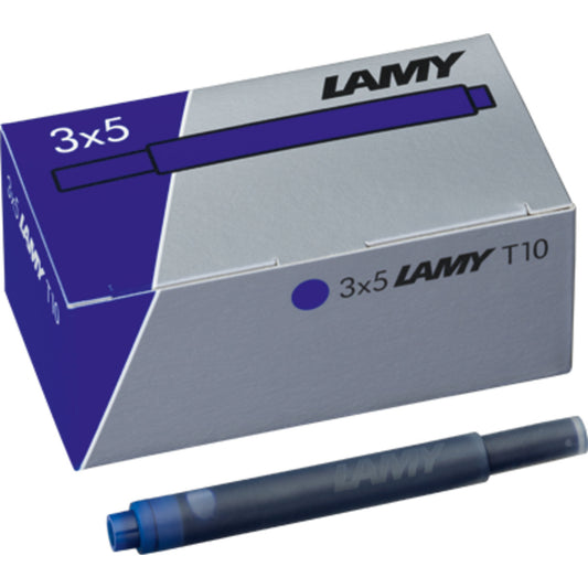 LAMY Tintenpartronen blau, lang, 3 x 5 Stück