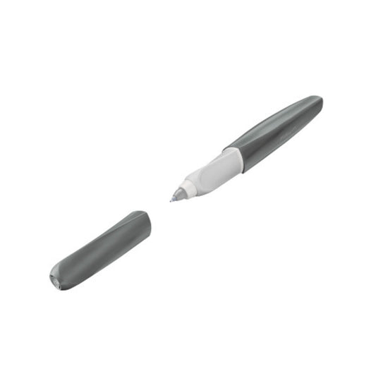 Pelikan Twist® eco Tintenroller für Rechts- und Linkshänder, grey, Faltschachtel