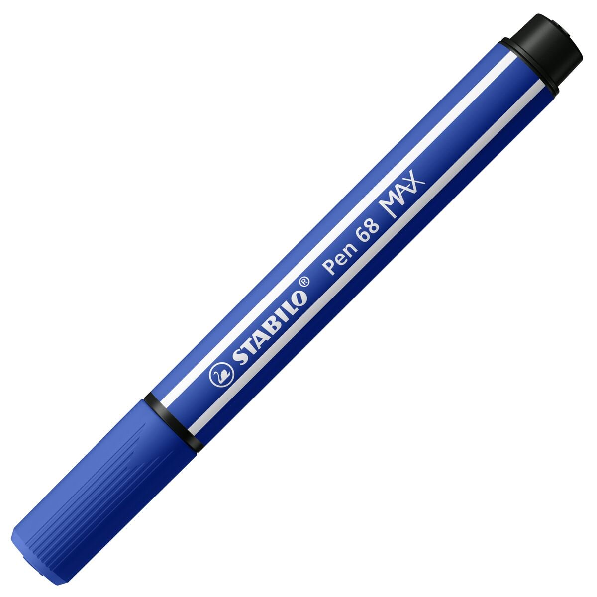 Premium-Filzstift mit dicker Keilspitze - STABILO Pen 68 MAX - Einzelstift - ultramarinblau