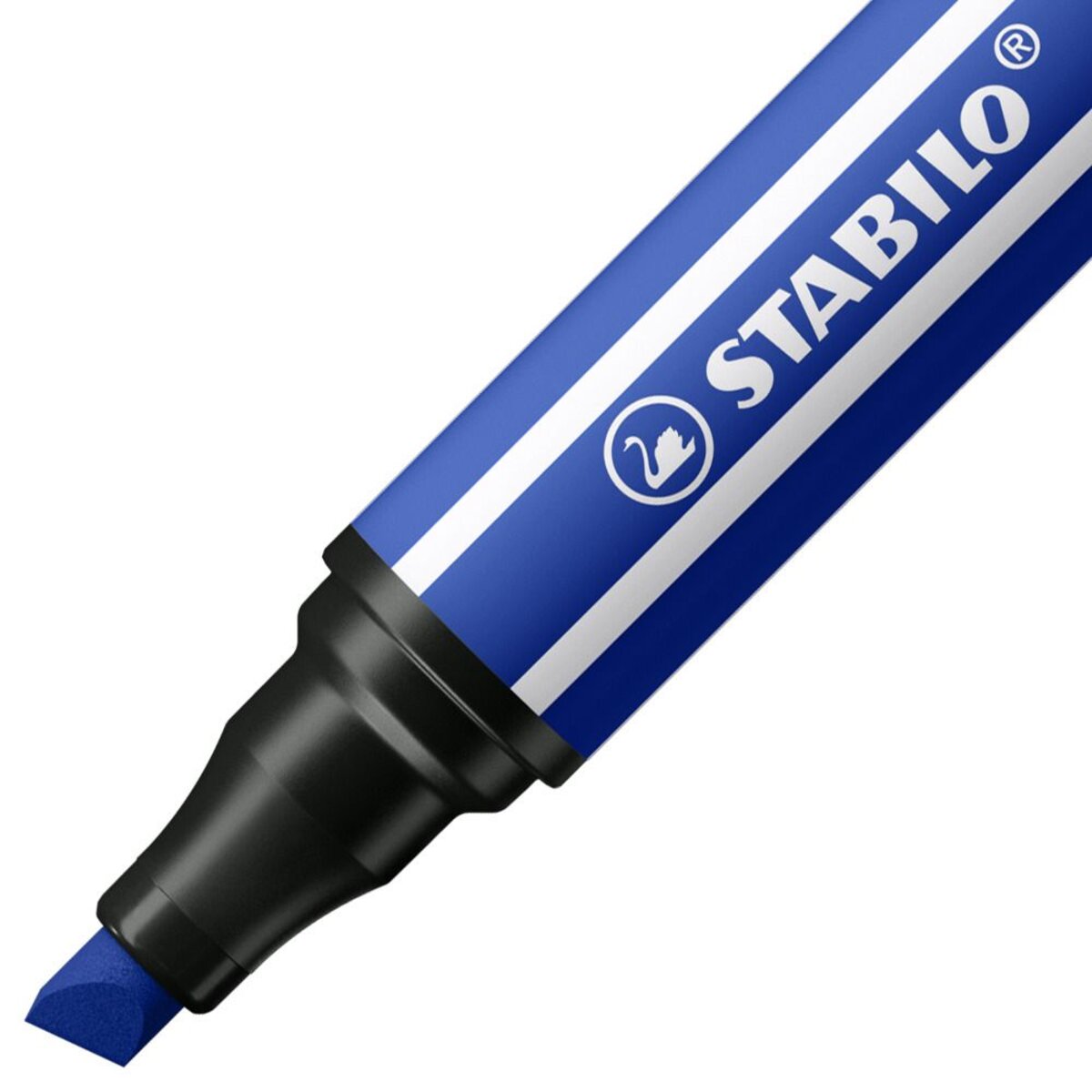 Premium-Filzstift mit dicker Keilspitze - STABILO Pen 68 MAX - Einzelstift - ultramarinblau