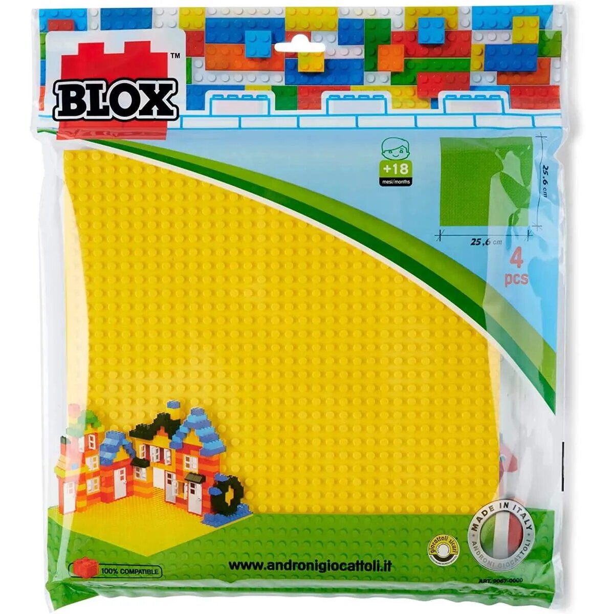 Simba Blox 4x Bauplatte je 25x25cm