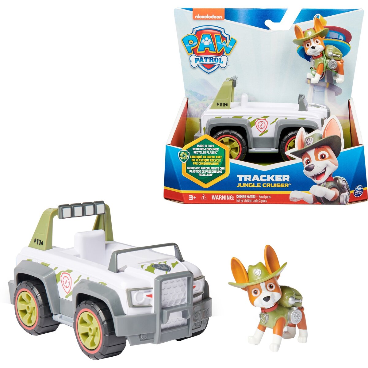 Spin Master Paw Patrol - Dschungel-Truck mit Tracker-Figur (Recycle)