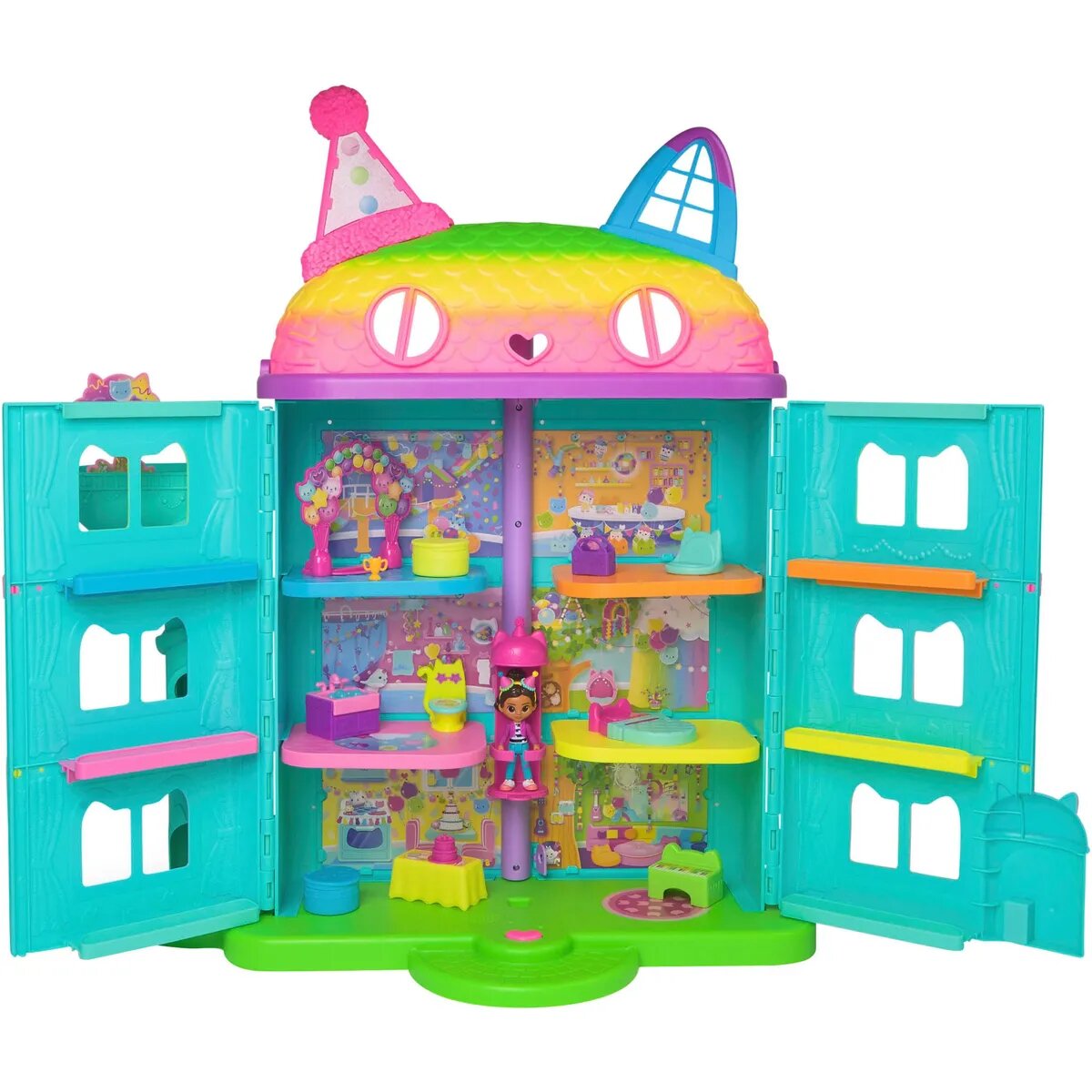 Spin Master Spielwelt Gabby's Dollhouse – Gabby's Purrfect Puppenhaus (Celebration)