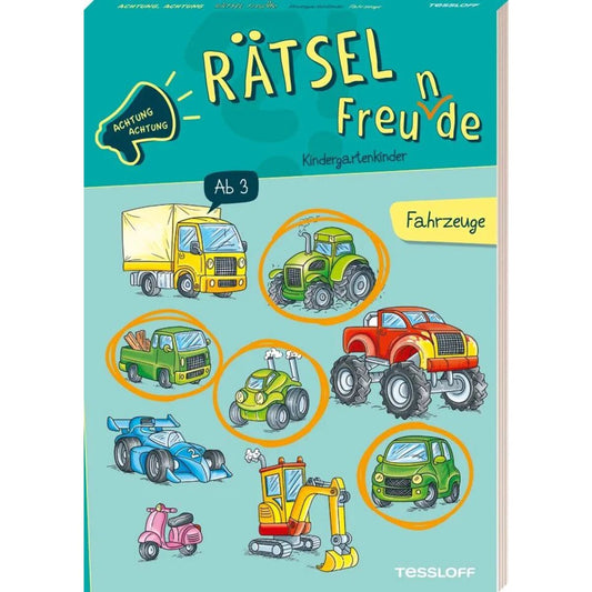 Tessloff Achtung Achtung Rätselfreu(n)de. Kindergartenkinder. Fahrzeuge