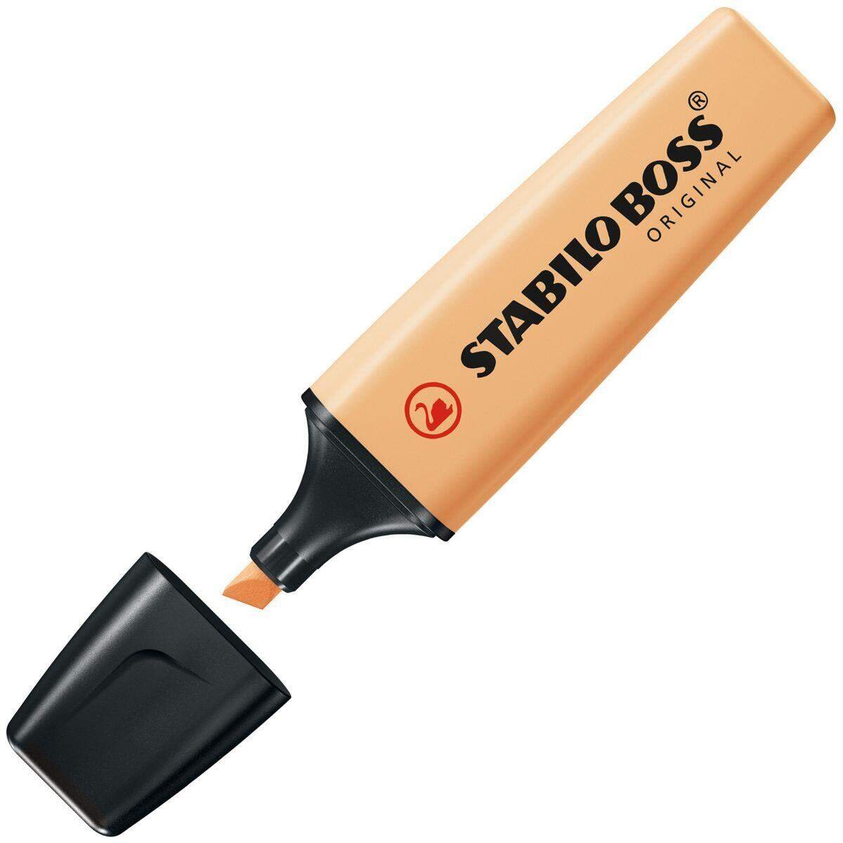 Textmarker - STABILO BOSS ORIGINAL Pastel  - Einzelstift - sanftes Orange