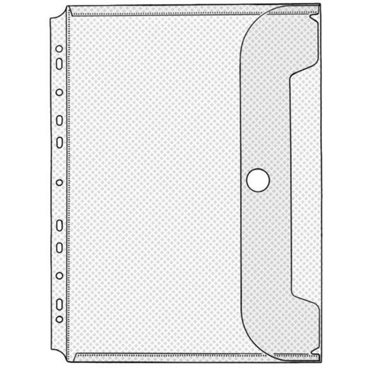 Veloflex Dokumentenhülle mit Klettverschluß A4 Euro Lochung