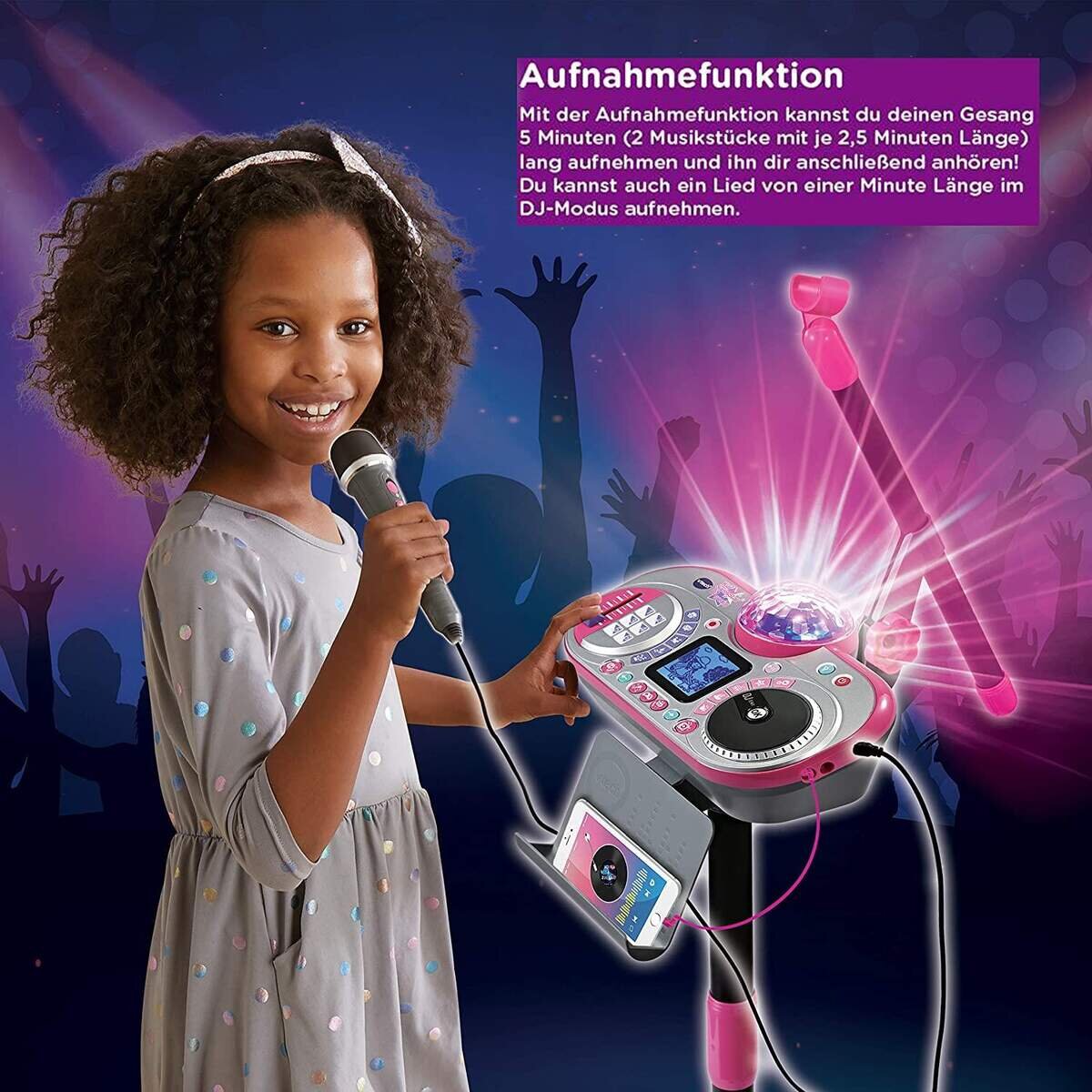 Vtech KidiDreams Kidi Super Star DJ Studio, pink