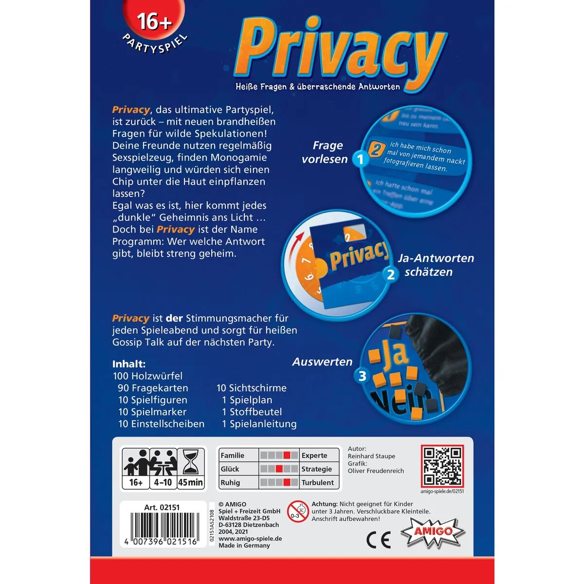 AMIGO Brettspiel Privacy