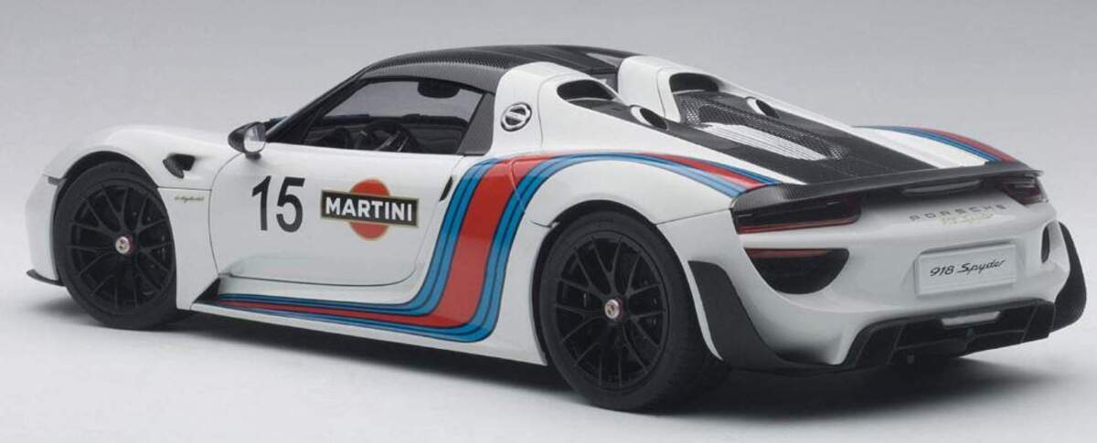 AUTOart Porsche 918 Spyder Martini 2013 weiß