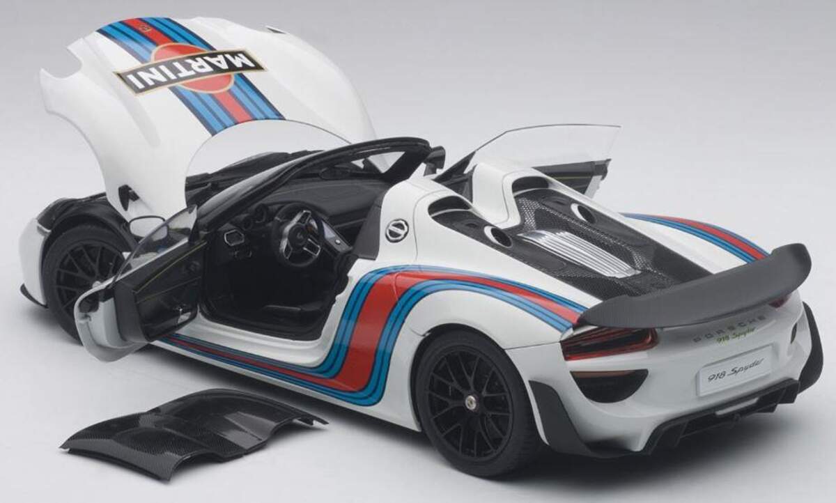 AUTOart Porsche 918 Spyder Martini 2013 weiß