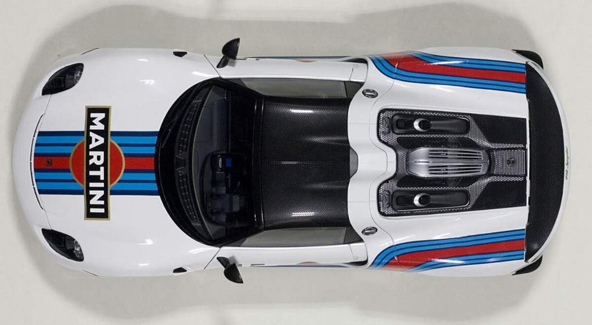 AUTOart Porsche 918 Spyder Martini 2013 weiß