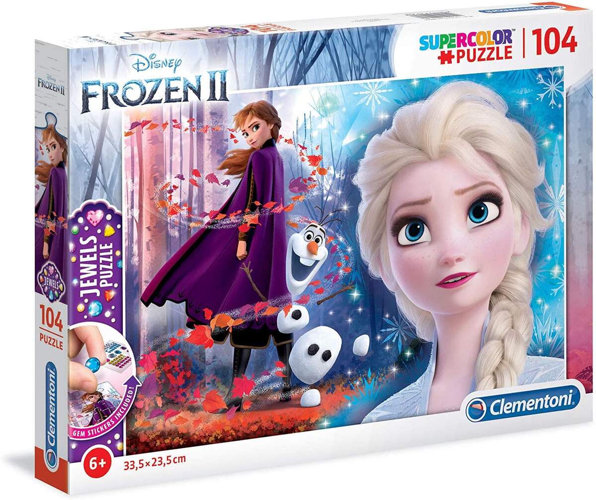 Clementoni Jewels Puzzle - Disneys Frozen 2, 104 Teile