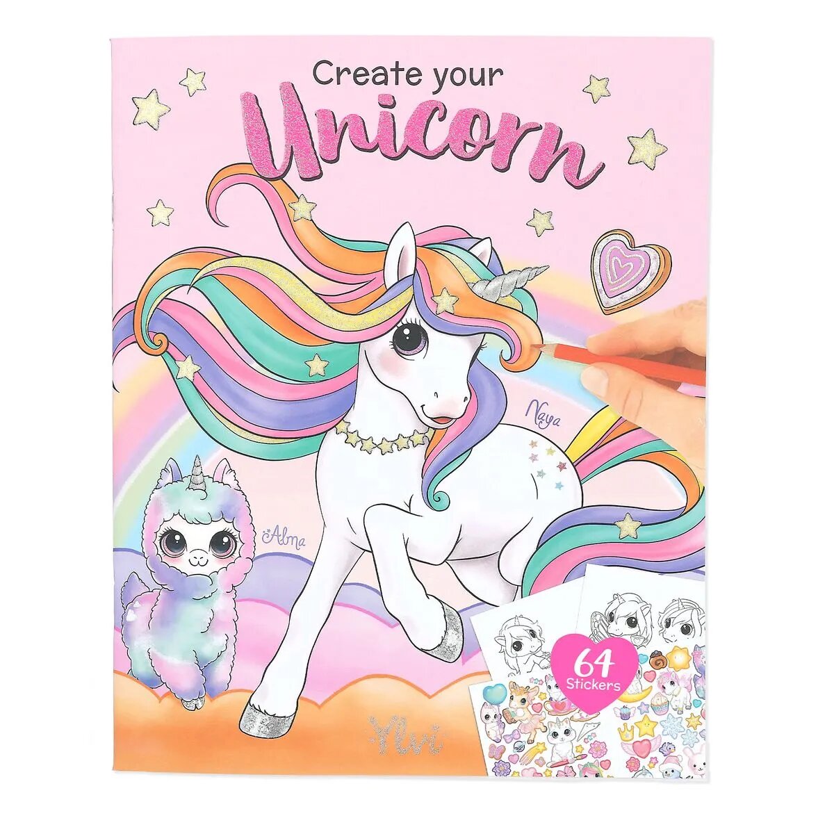 Depesche Ylvi Create your Unicorn Malbuch