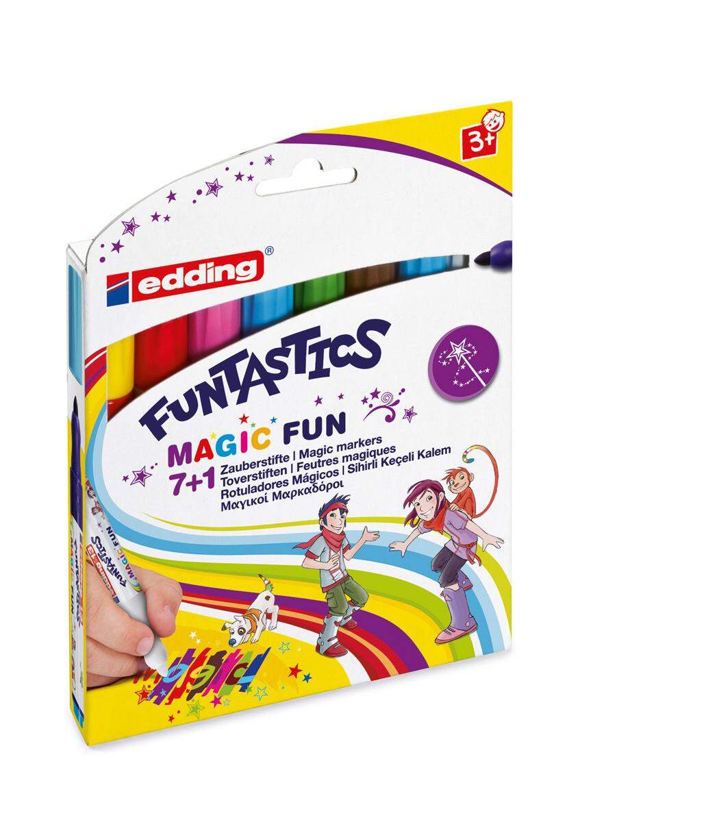 edding 13 Fasermaler FUNTASTICS Magic Fun, 3mm 8 Stück