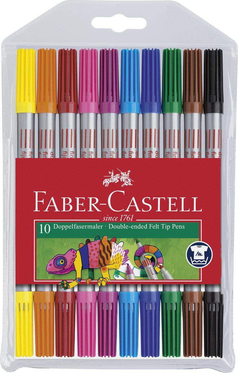 Faber-Castell Doppelfasermaler, 10 Stück