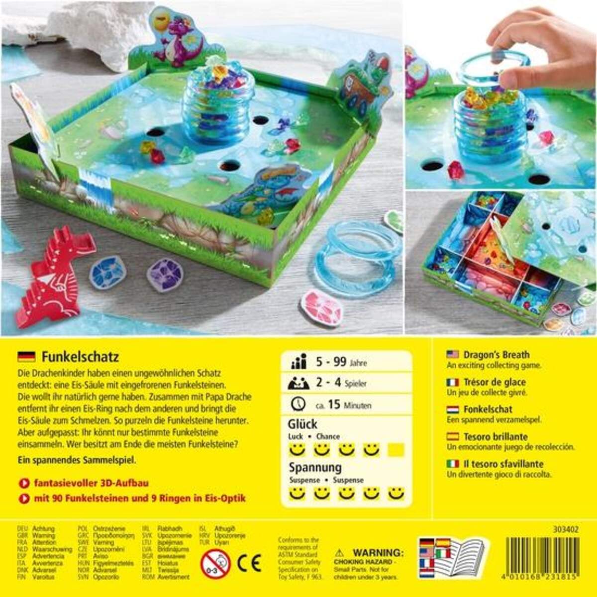 HABA 303402 Funkelschatz, Kinderspiel des Jahres 2018