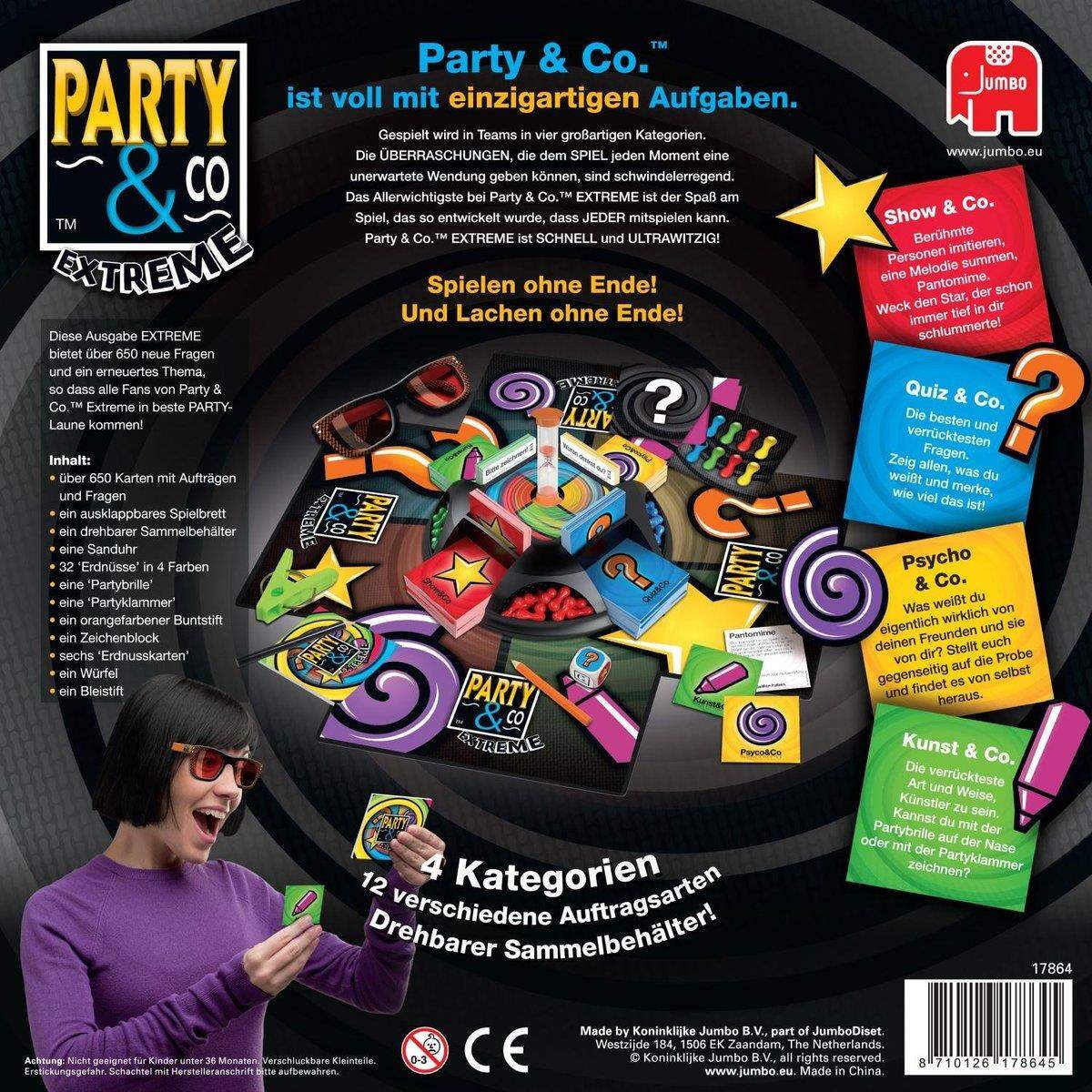 Jumbo Party & Co. Extreme, Brettspiel