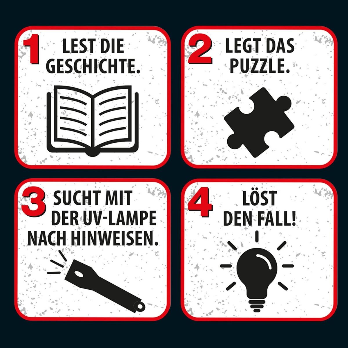 KOSMOS Die drei ??? Krimi Puzzle: Die Villa der Rätsel, 300 Teile