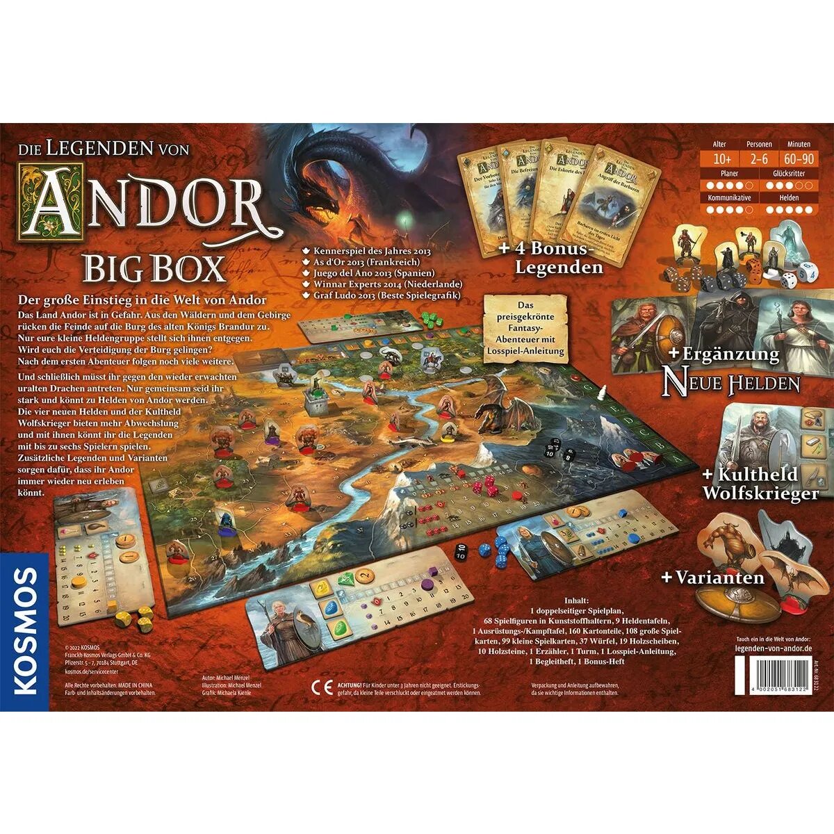 KOSMOS Die Legenden von Andor Big Box