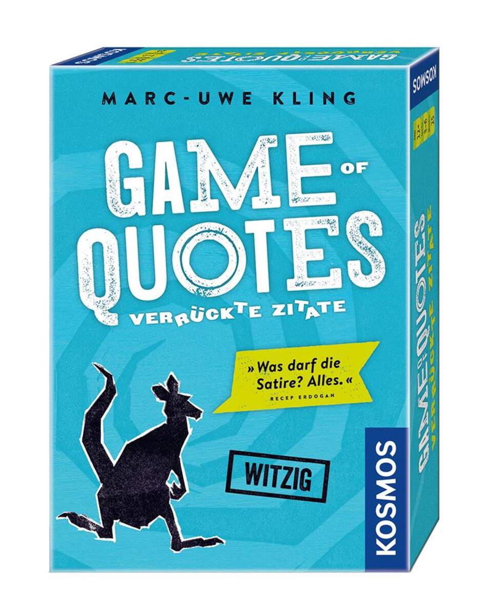 KOSMOS Marc-Uwe Kling Game Quotes