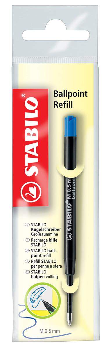 Kugelschreiber - Großraummine - STABILO Ballpoint Refill - Einzelmine - blau