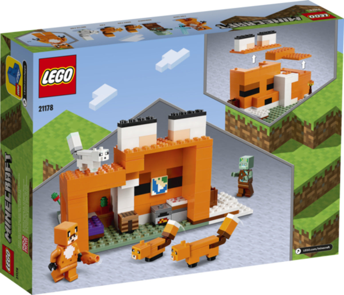 LEGO® Minecraft™ 21178 Die Fuchs-Lodge