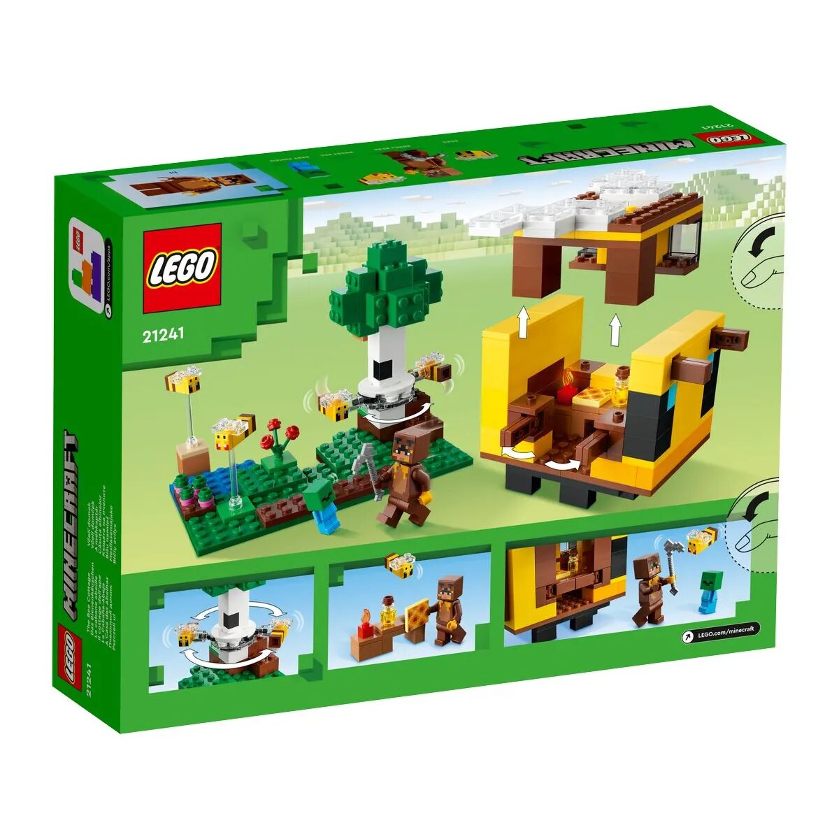 LEGO® Minecraft™ 21241 Das Bienenhäuschen