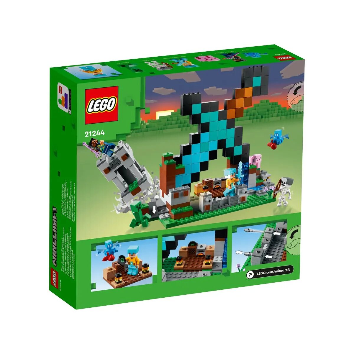 LEGO® Minecraft™ 21244 Der Schwert-Außenposten