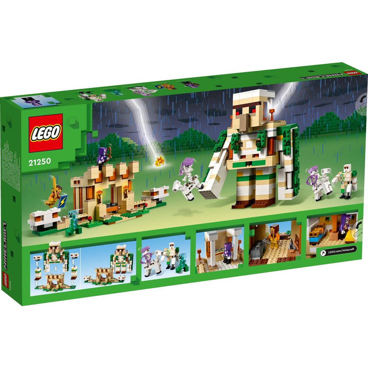 LEGO® Minecraft™ 21250 Die Eisengolem-Festung