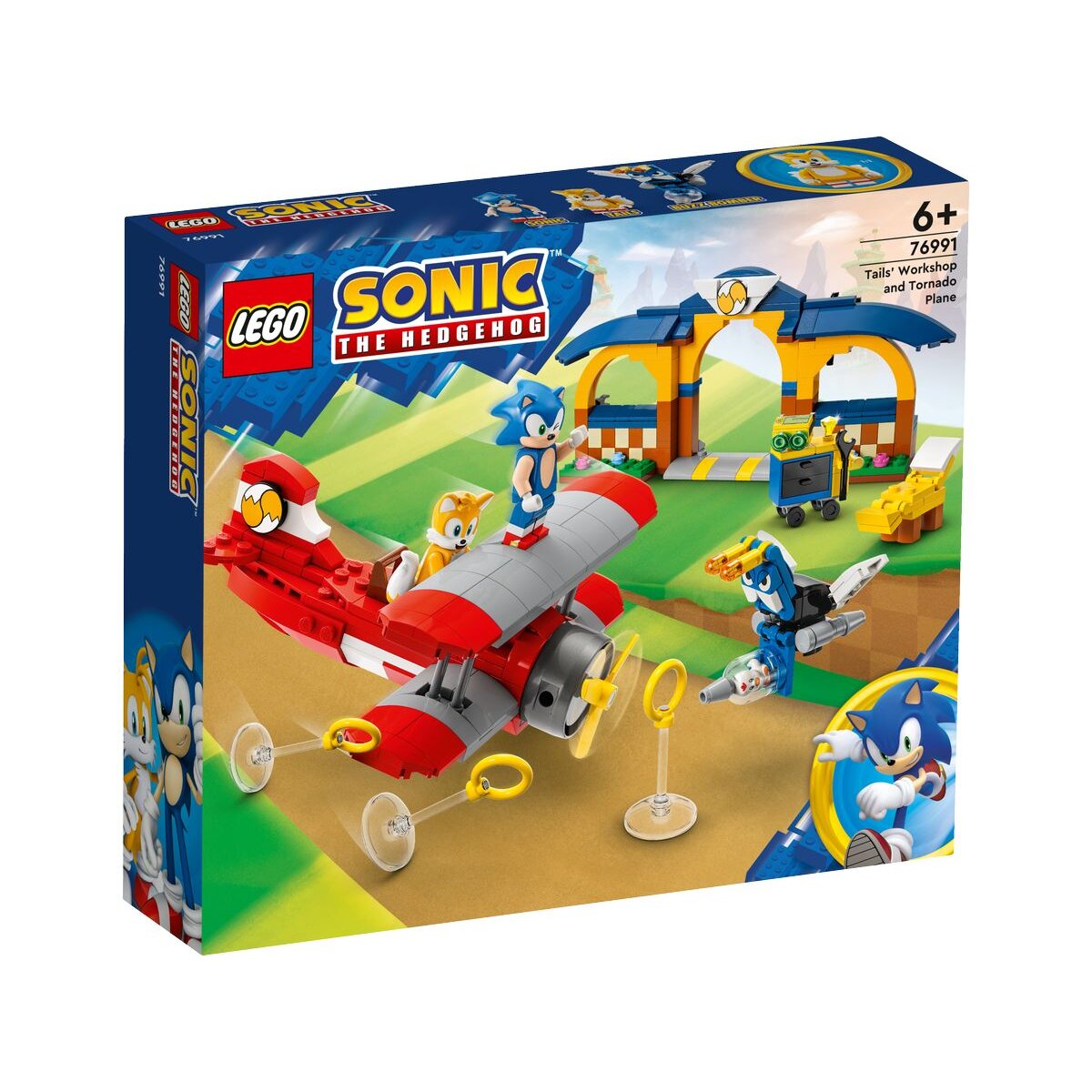 LEGO® Sonic the Hedgehog™ 76991 Tails‘ Tornadoflieger mit Werkstatt