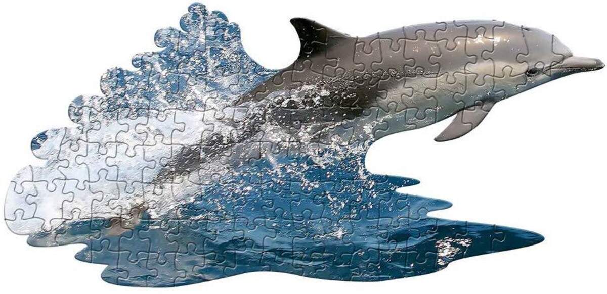 MADD CAPP Konturenpuzzle Junior Delfin, 100 Teile