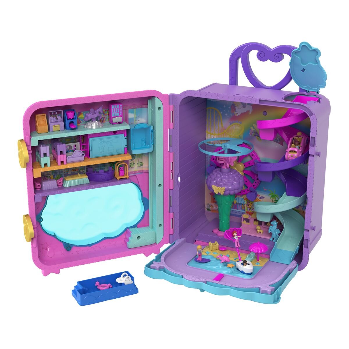 Mattel Polly Pocket Urlaub im Rollkoffer Spielset Spielwaren Schweiger