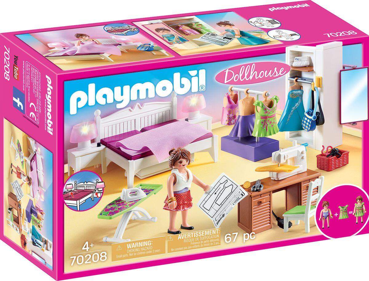 PLAYMOBIL® 70208 Dollhouse Schlafzimmer mit Nähecke