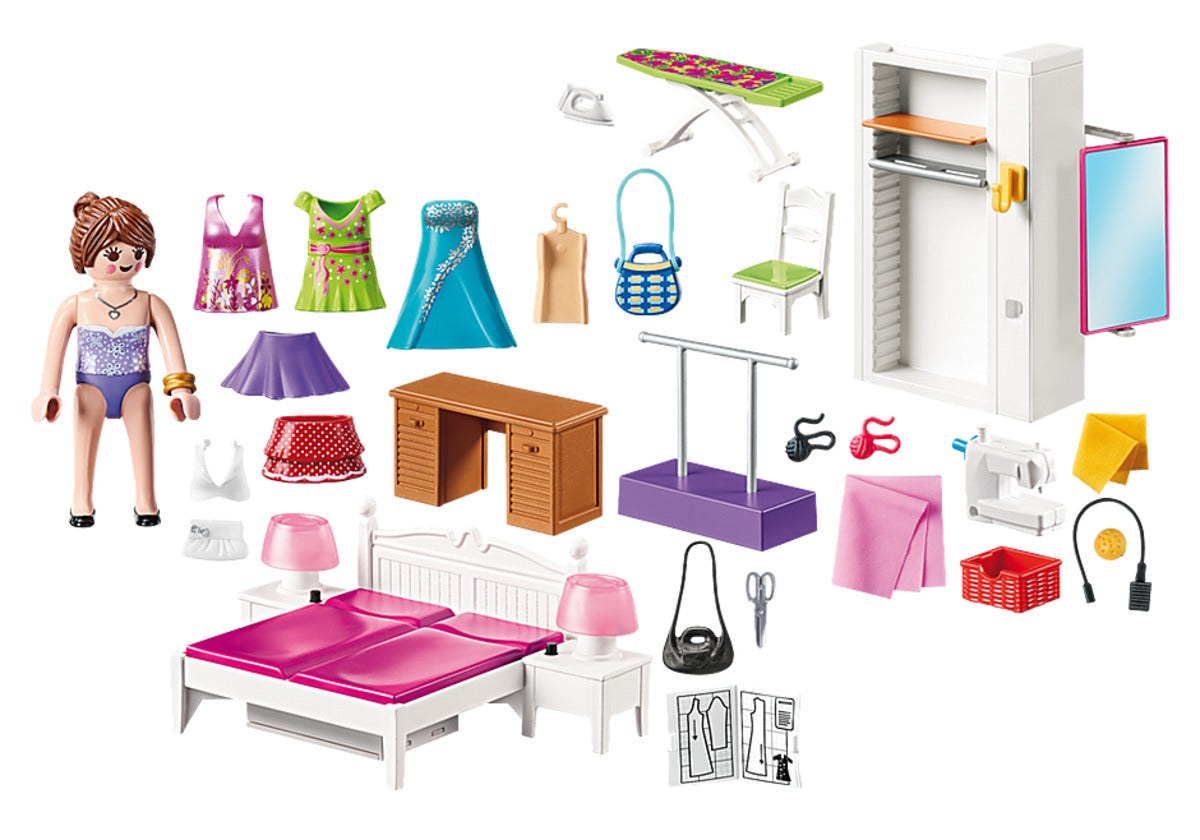 PLAYMOBIL® 70208 Dollhouse Schlafzimmer mit Nähecke