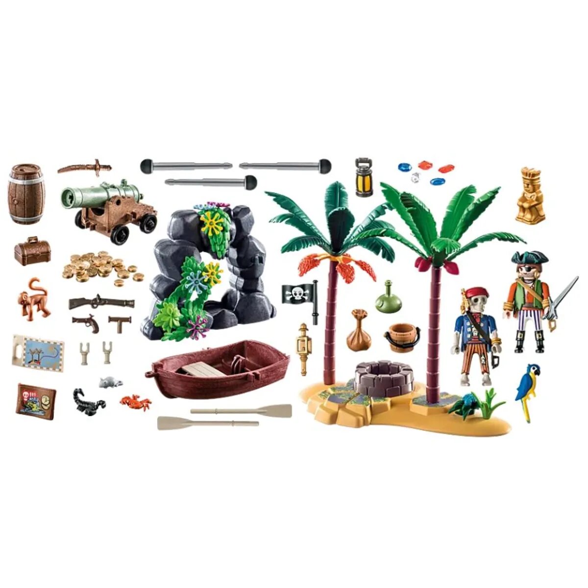 PLAYMOBIL® 70962 Pirates - Piratenschatzinsel mit Skelett