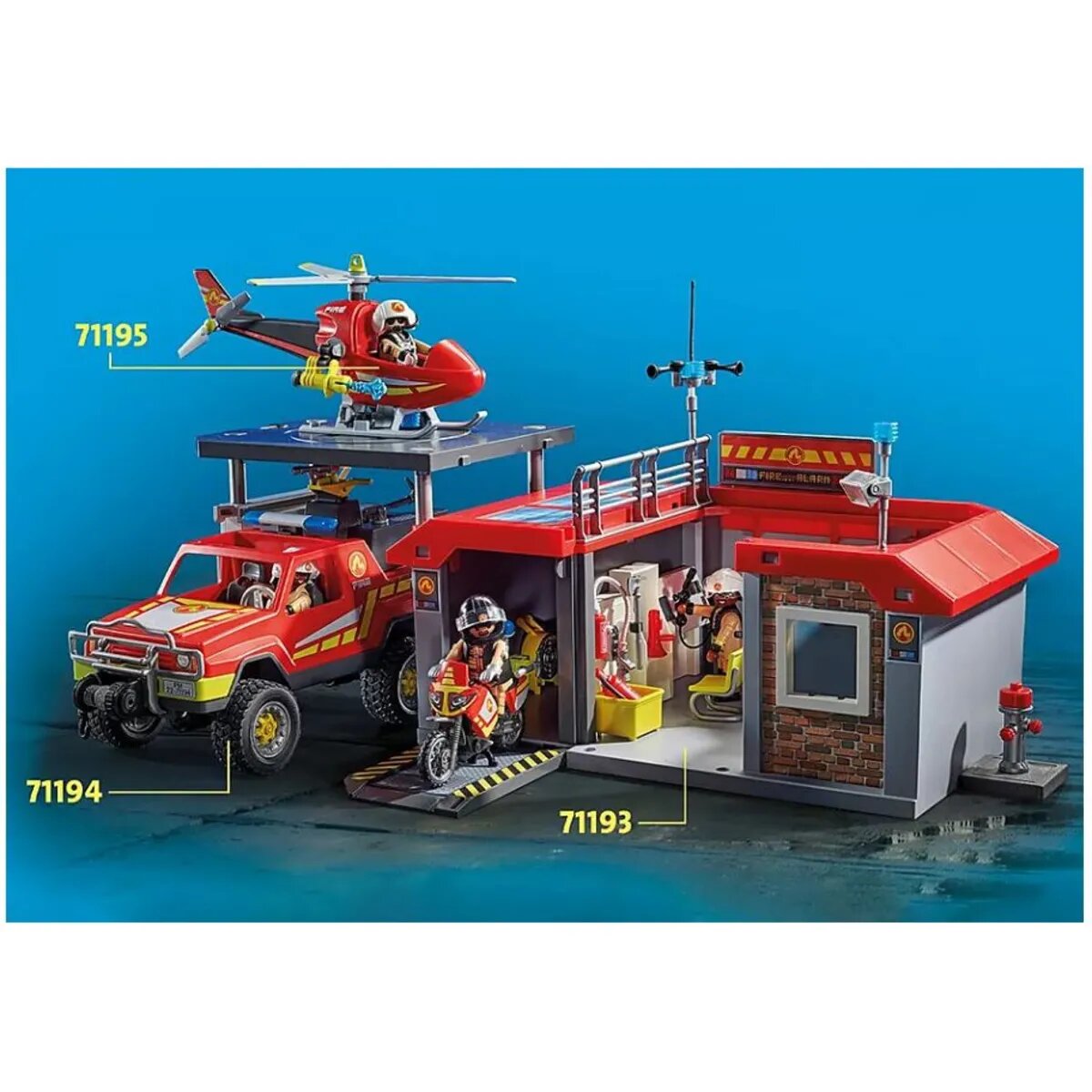 Playmobil® 71193 City Action Mitnehm Feuerwehrstation Spielwaren Schweiger 5552