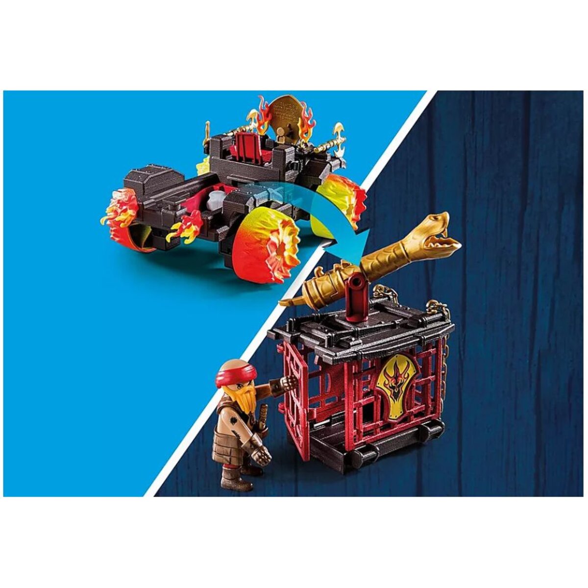 PLAYMOBIL® 71299 Novelmore - Burnham Raiders - Feuerkampfwagen ...