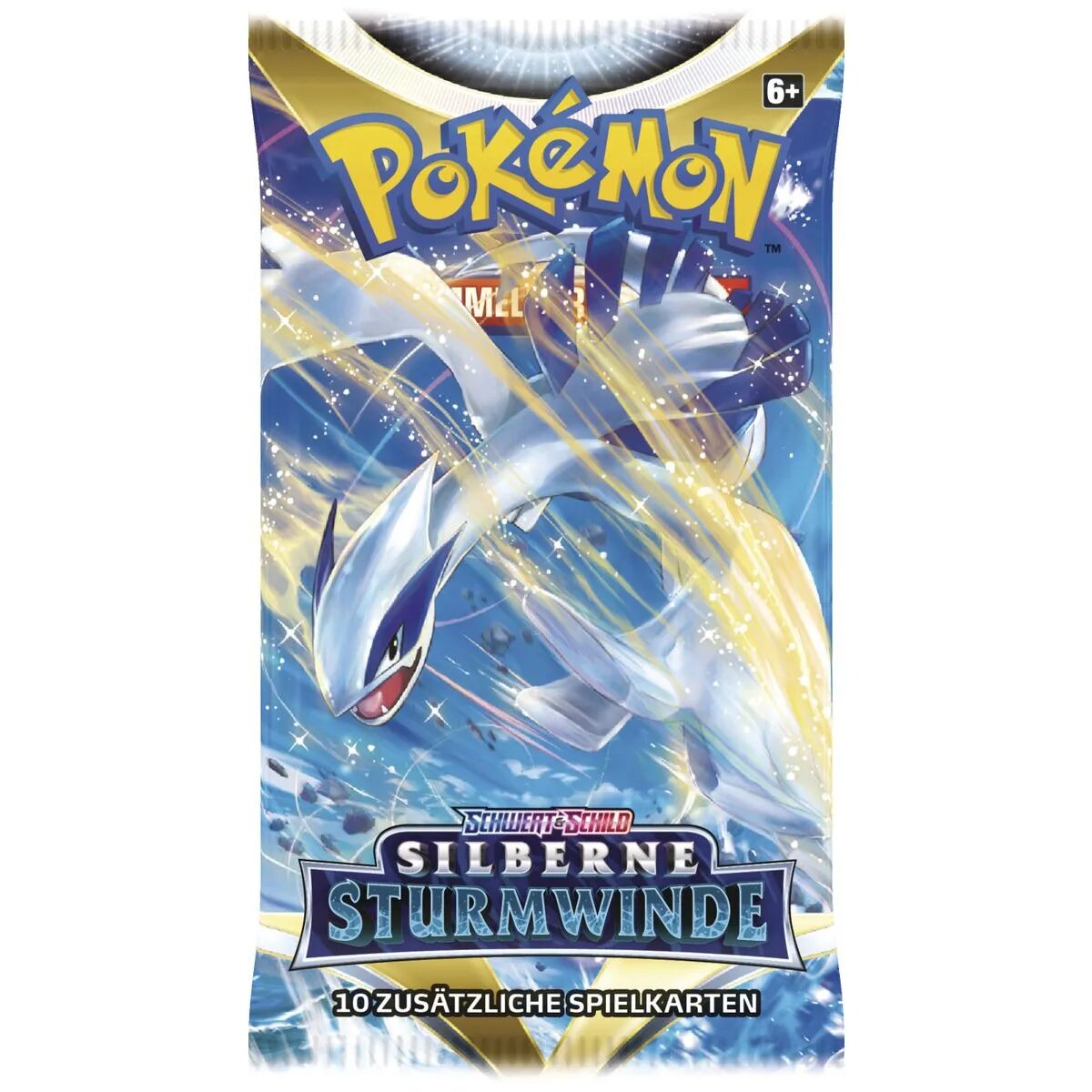 Pokemon Schwert & Schild - Silberne Sturmwinde, 1 Booster