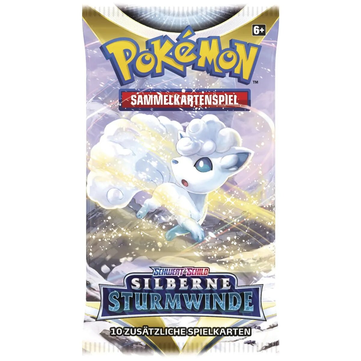 Pokemon Schwert & Schild - Silberne Sturmwinde, 1 Booster