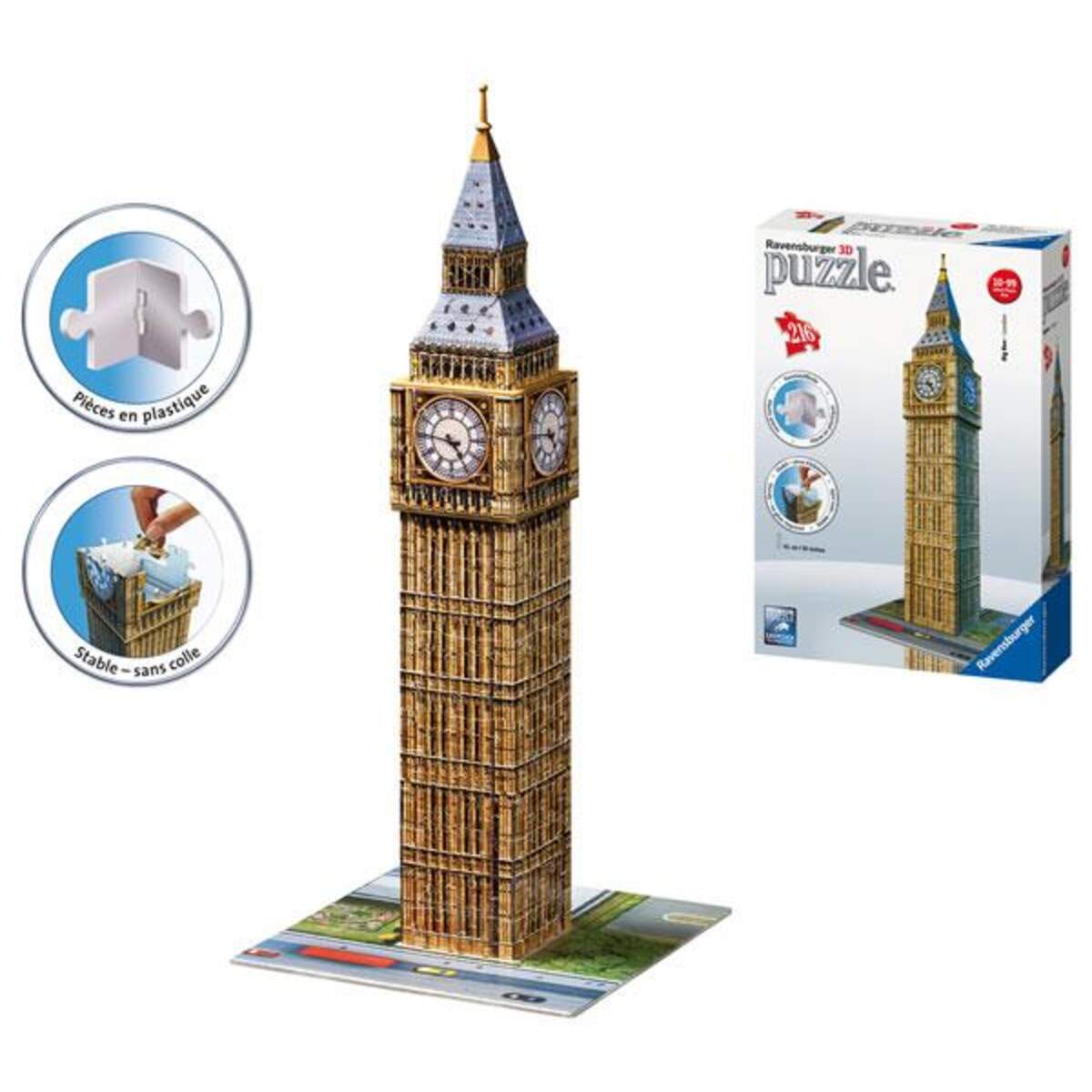 Ravensburger 3D Puzzle Big Ben, 216 Teile