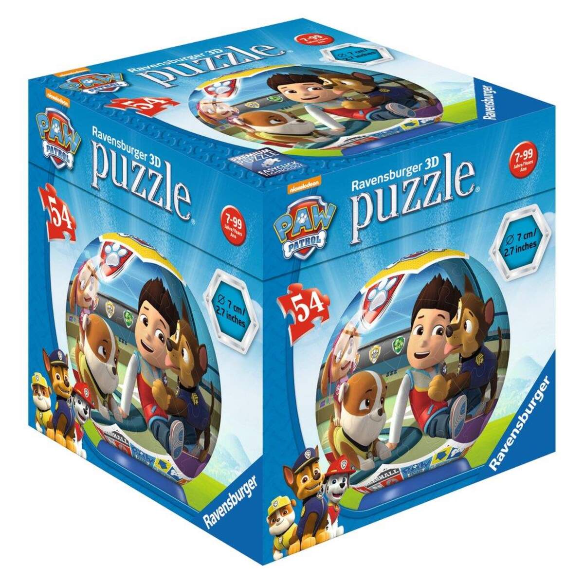 Ravensburger 3D Puzzle Paw Patrol 54 Teile, sortiert