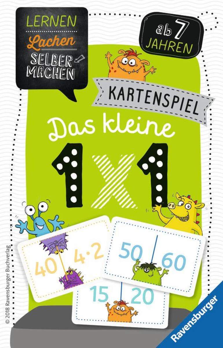 Ravensburger Kartenspiel Das kleine 1x1