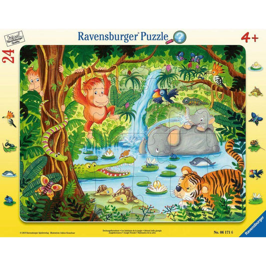 Ravensburger Kinderpuzzle Dschungelbewohner, 24 Teile