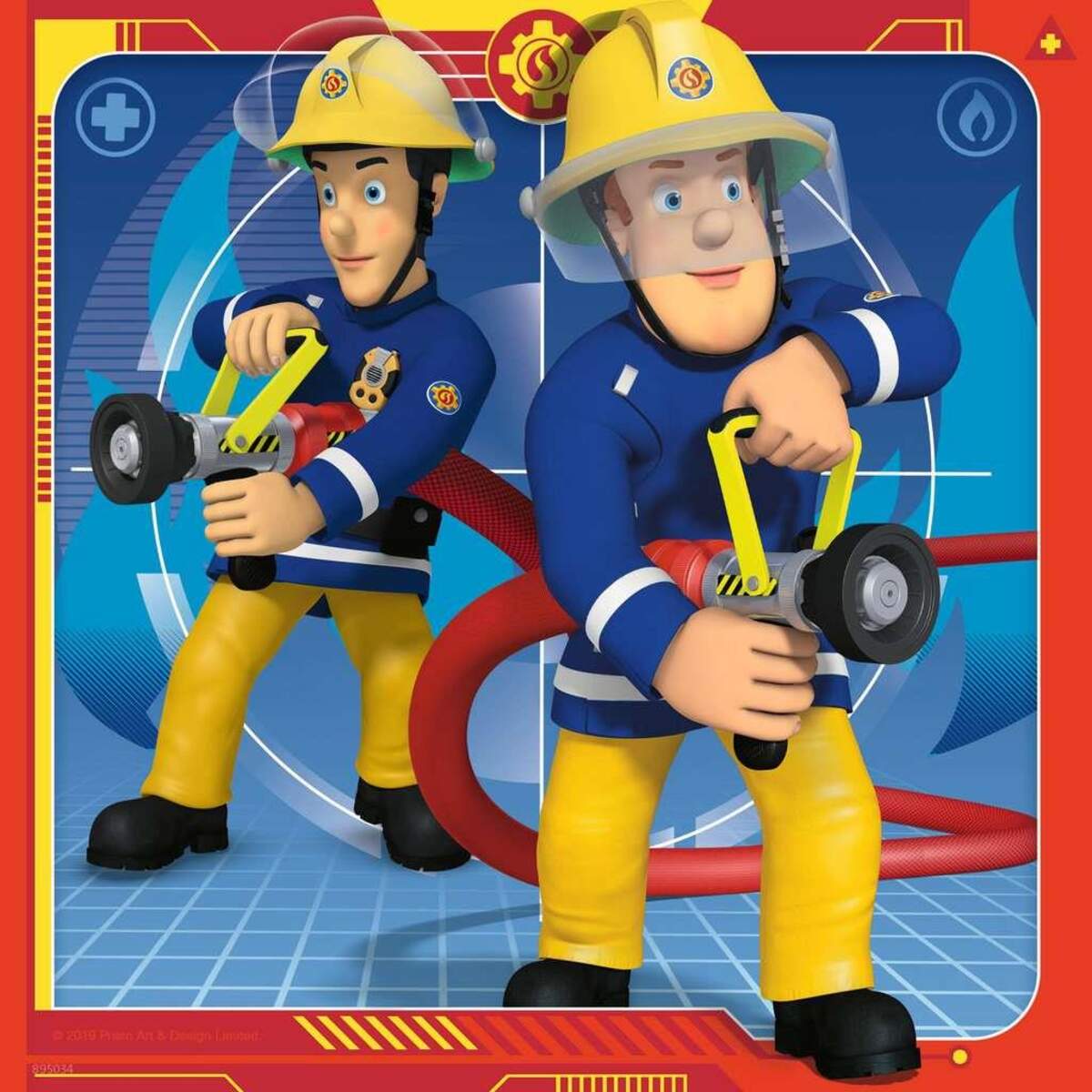 Ravensburger Kinderpuzzle Feuerwehrmann Sam Unser Held Sam, 3x49 Teile