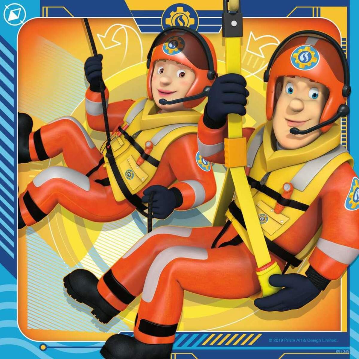 Ravensburger Kinderpuzzle Feuerwehrmann Sam Unser Held Sam, 3x49 Teile