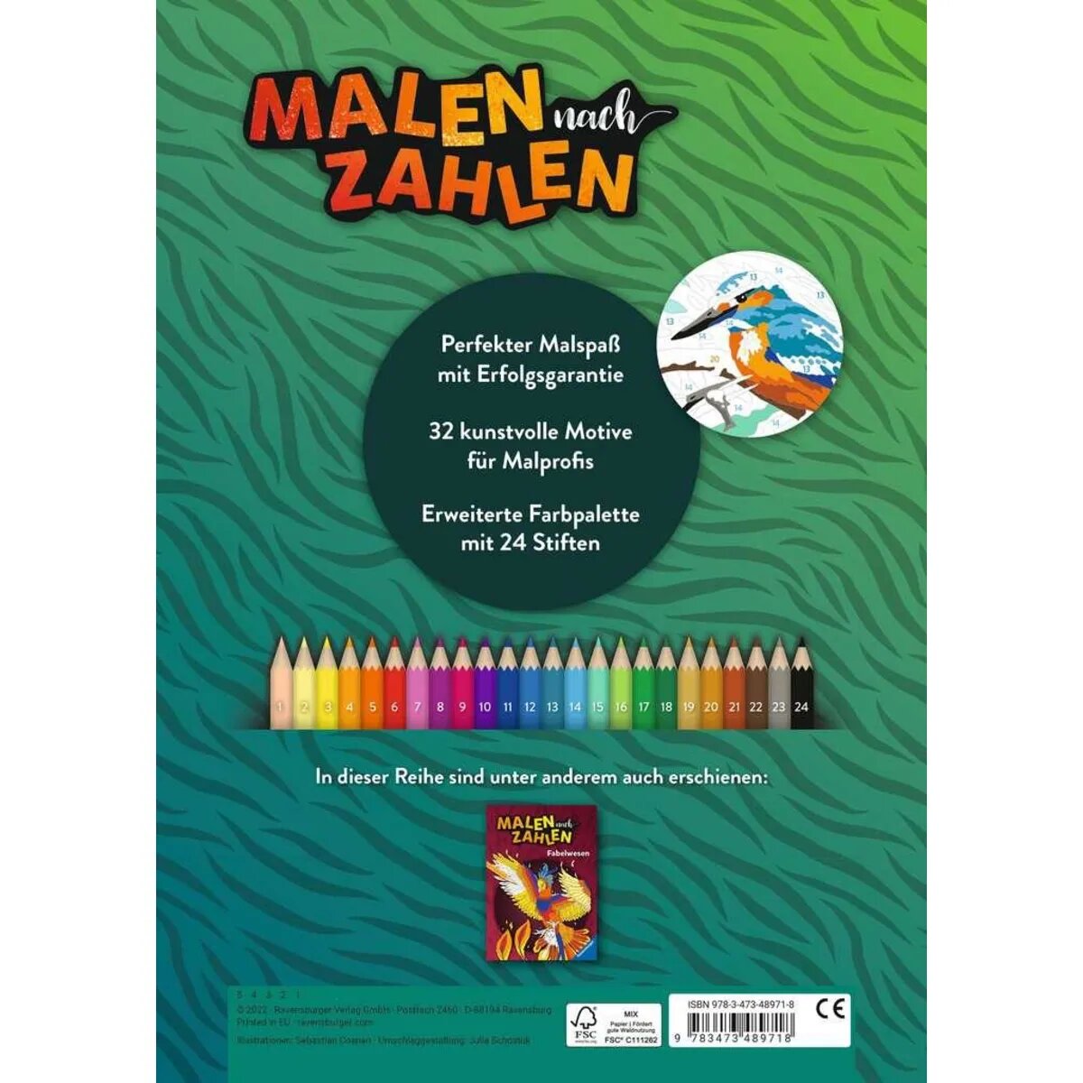 Ravensburger Malen nach Zahlen: Wilde Tiere